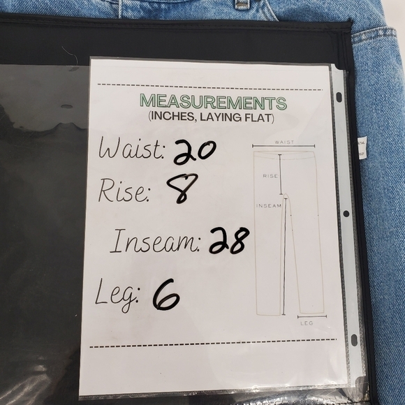 Liz Claiborne Jeans Womens 22 Petite Relaxed Fit Straight Blue Denim Pants - Picture 5 of 9